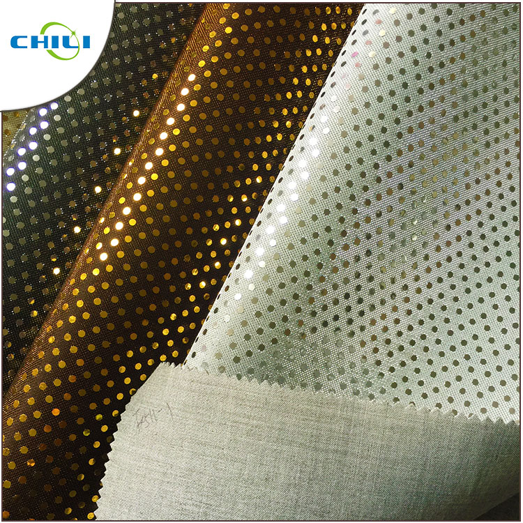 Multi Color Glitter Fabric Sheets , Silver Glitter Fabric Fashionable For Shoes Lining