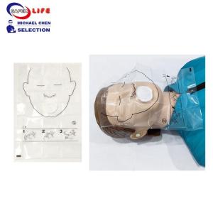 Quality China manufacturer Dispenser Disposable CPR manikin training face shield mask for sale