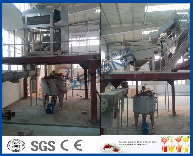2000 kg / Hour Date Fruit Juice Processing Line Fruit Juice Making Machine