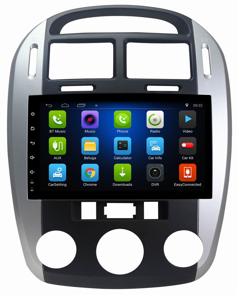 Ouchuangbo car radio 9 inch digital screen android 8.1 for Kia Cerato with BT USB wifi dual zone reverse camera