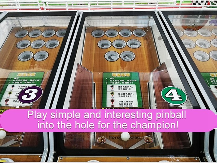 National Horse Racing Carnival Booth Machine 5 Players Sports Game Machine