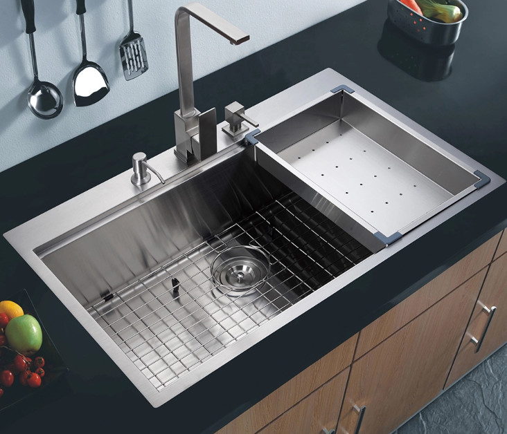 Handmade Undermount Stainless Steel Kitchen Sink Carton Box Packing
