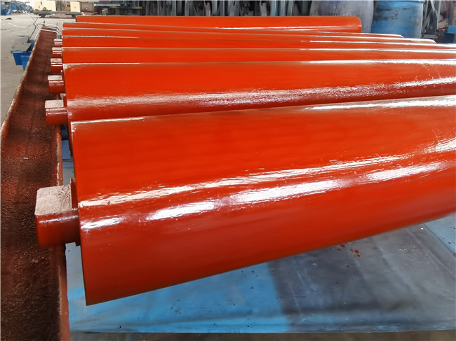 Fully Sealed Belt Conveyor Rollers Ceramic Surface Conveyor Carrier Roller