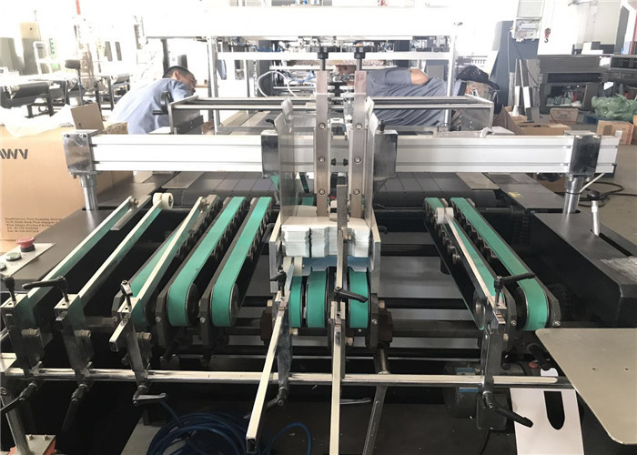 Cosmetic Paper Box Window Patching Machine With Window Film Cutting Function