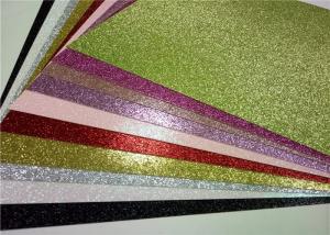 Quality Multi Color Glitter Card Stock Paper , 300gsm Or 200gsm A4 Glitter Card for sale