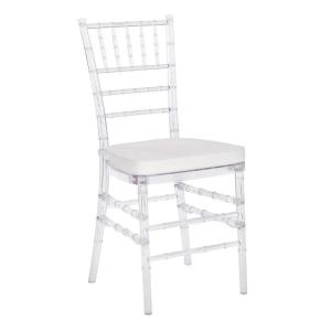 Quality White Chiavari Chair Plastic Stackable Banquet Hotel Furniture for sale
