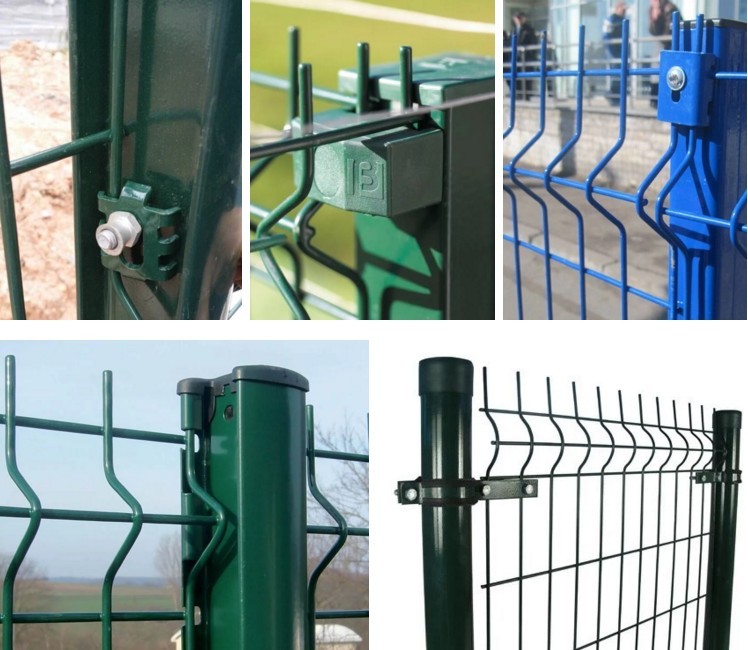Farm Security 3.5mm Welded Curved Mesh Fence Powder Coated