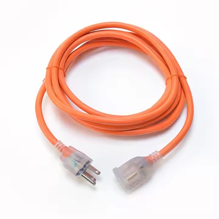 25FT 50FT 100FT Power Cable Assembly PVC Jacket