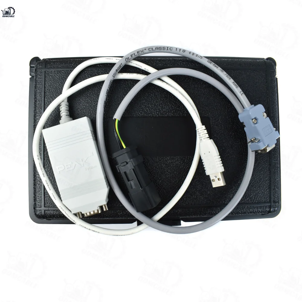 New Forklift Crown Linde Interface PEAK PCAN-USB Crown CAN Interface Full System Diagnostic Tool+F110 Tablet