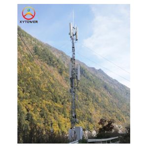 Quality 5g Antenna Mast Telecom Rooftop Monopole Tower for sale