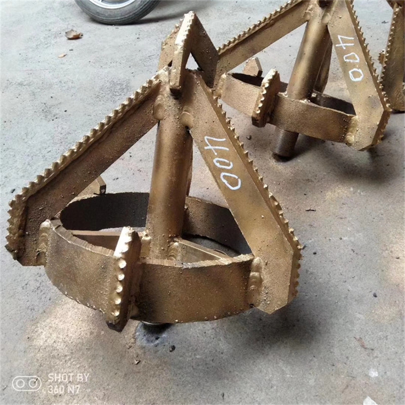 3 Wings Diameter Alloy Drill Bit For Soft Formations & Water Well Drilling