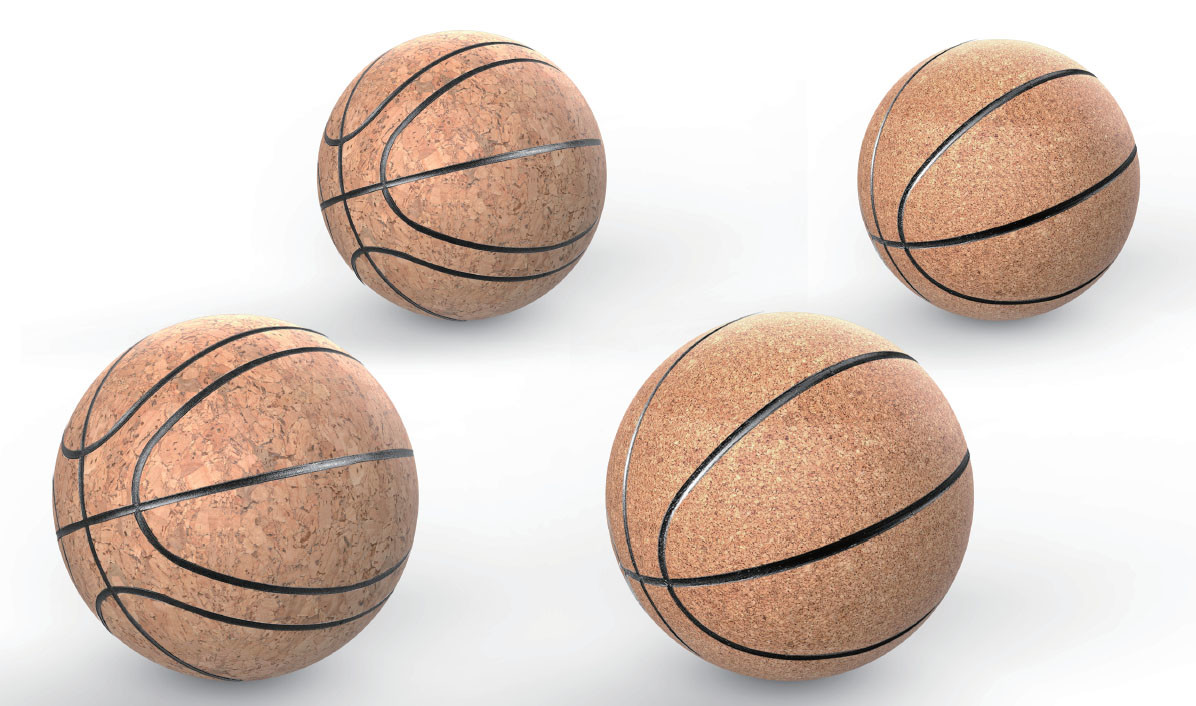 Custom Eco Cork Basketball Ball Grip Antislip Wear Resisting