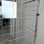 Warehouse Logistics Trolley Folding Rolling / Storage Pallet Container Trolley