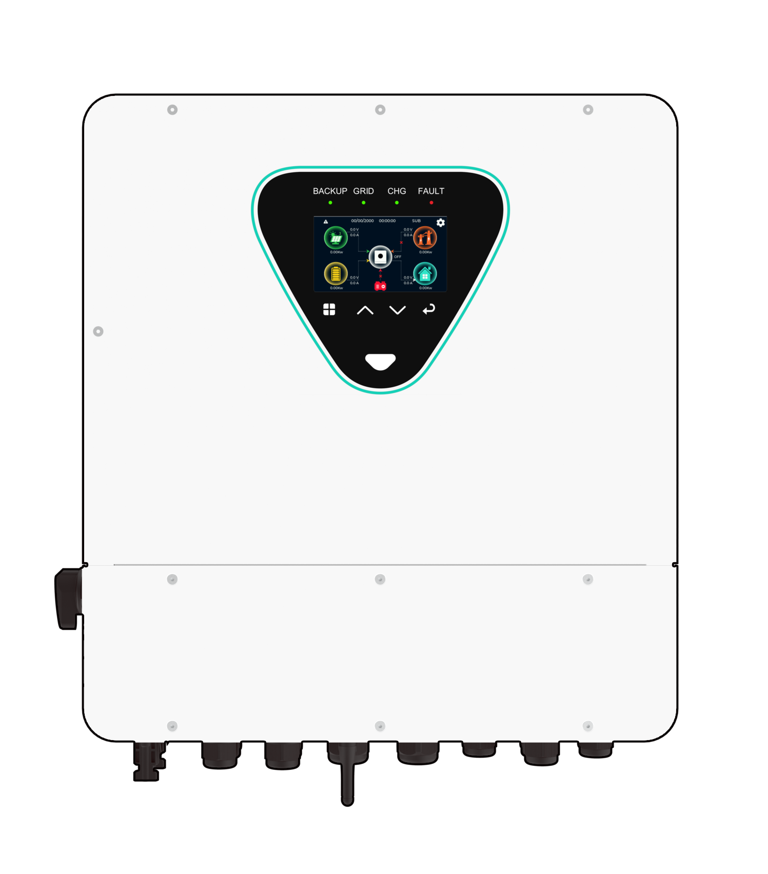 Buy cheap 6KW Solar Hybrid Inverter with Dual MPPT & Touchscreen - BSR IP65 Series from wholesalers