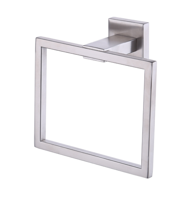 Stainless Steel Towel Ring Rack Tissue Paper Holder Wall Mounted Bathroom Accessories Set