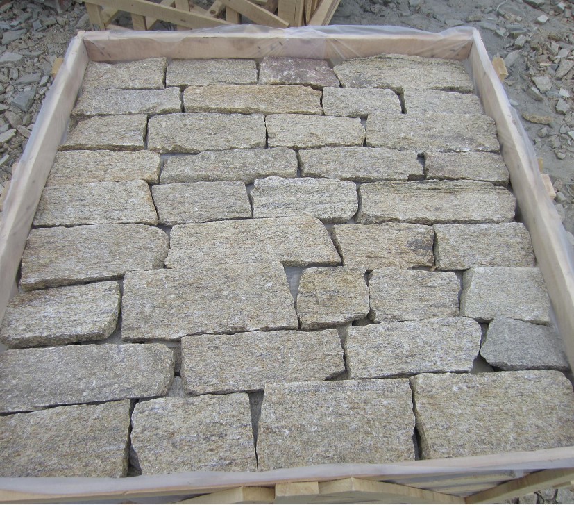 Split Surface Tiger Skin Random Granite Veneer Stone