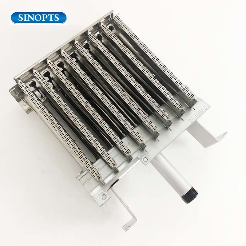 Gas Boiler Spare Parts 8 Rows Gas Boiler Steam Fire Row Stainless Iron Zinc Plate Burner Tray Heat Exchanger