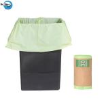 100% Biodegradable and Compostable Kitchen Waste Trash Bags on Roll Corn Starch