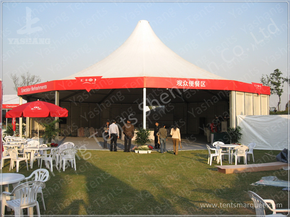 Waterproof Metal Frame 4X4 Gazebo Canopy Tents Watch House Double Wing Glass Door