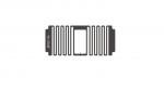Durable RFID Label Tag / Smart Label RFID With Antenna Impinj Monza