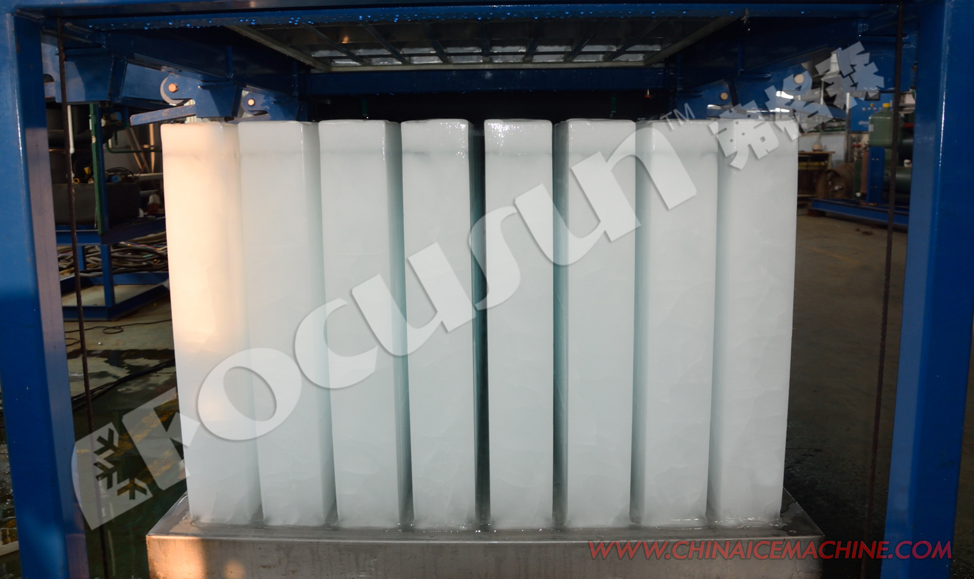Energy Mining 3 ton/day Direct Cooling System Block Ice Machine with R507 Refrigerant