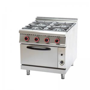China Portable Gas Range Cooker with 4 Burner Stove and Multifunctional Stainless Steel Oven on sale