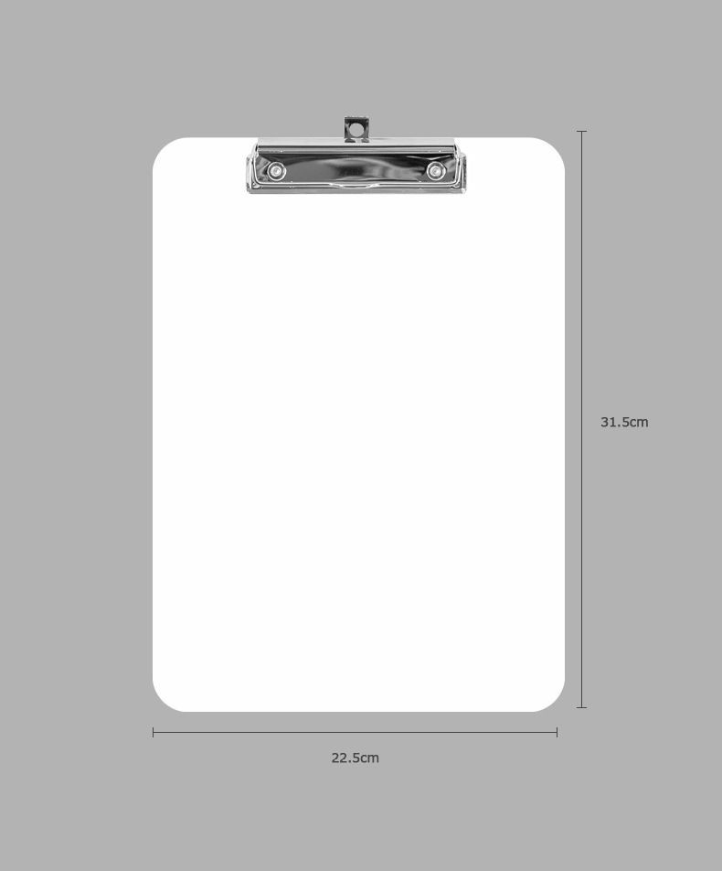 Pink Blue Plastic Office Clipboards Multifunctional 22.5x31.5cm With Handy Writing Board
