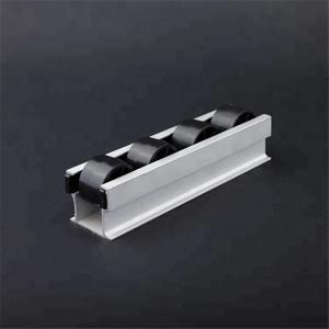 China Industrial T Slot Aluminum Extrusion Roller Track Sliding Flow Rack For Storage System on sale
