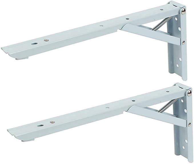 Customized Space Saving Collapsible Shelf Bracket for Bench Table Fold