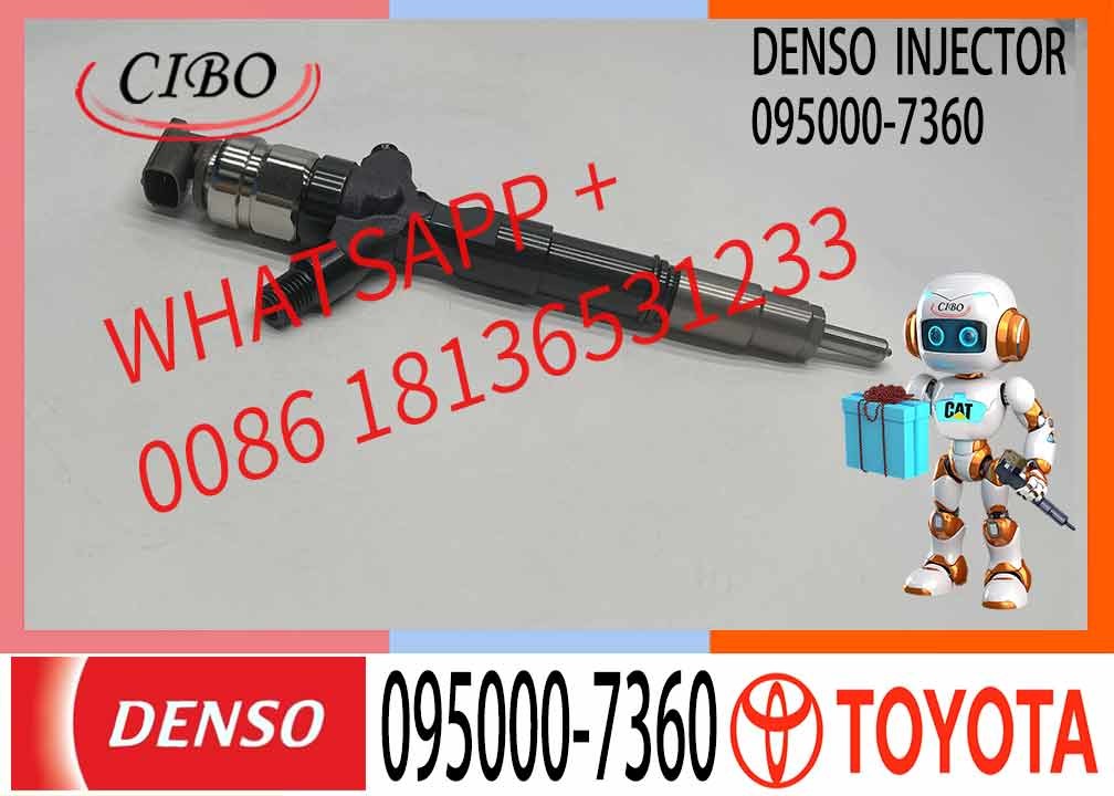 New 095000-7350 095000-7360 Common Rail Injector 0950007350 23670-39135 DCRI107730 for Toyota Landcruiser Prado 3.0 D 1KD-FTV