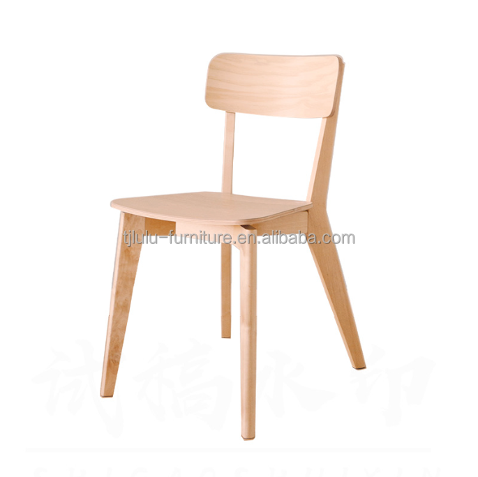 Solid Wood Dining Chair for Junior Specific Restaurant