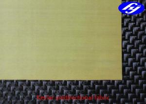 Quality High Performance Aramid Fiber Fabric 2ply 0 / 90 Kevlar Fiber Unidirectional Fabric for sale