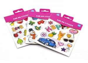 Quality Dry Transfer Temporary Custom Tattoo Stickers 4 * 5.8 Cm Size For Clothes for sale