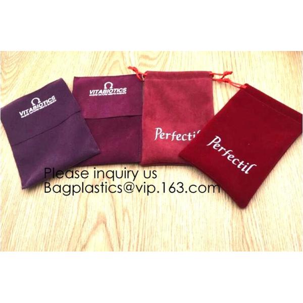 Velvet Cloth Drawstring Pouches Handy Gifts Jewelry Bags,Cream Drawstrings Velvet Bags for Jewelry, Gift, Wedding Favors