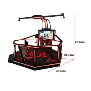 China 1 Players Interactive Shopping Mall VR Games ,  9D VR Walking Platform on sale