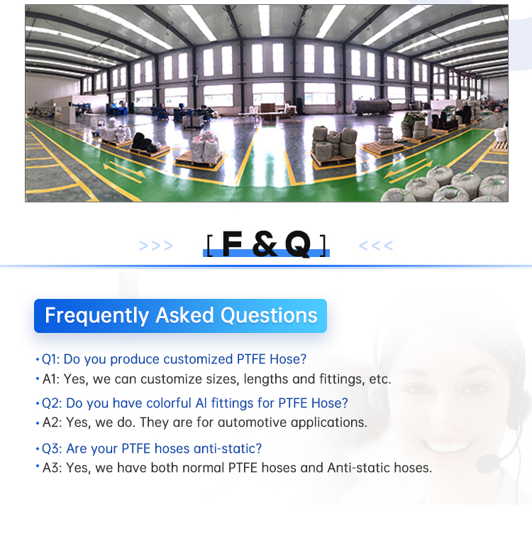 Chemical Resistant PTFE Hose Assembly for Laboratory Fluid Transfer Systems