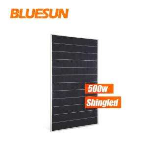 Quality Bluesun HJT 500w 510w 520w 530w Shingled Sun Power Solar Panel Bificial in Good Price for sale
