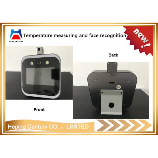 Face Recognition Body Temperature Measuring Thermal Scanner Machine with Staff