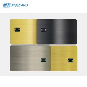 Quality WCT Secure Metal RFID NFC Chip Business Cards 144 Bytes for sale