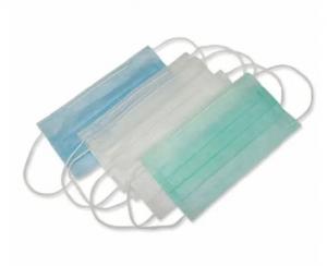 Quality Fluid Resistant Disposable 3 Ply Face Mask Non Woven Melt Blown Fliter Cloth for sale