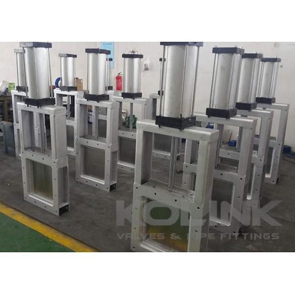 Square Guillotine Knife Gate Valve Carbon Steel Stainless Steel 4-40 Inch