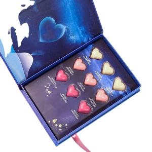 Quality Paperboard Divider Recyclable Empty Chocolate Boxes Custom Packaging for sale