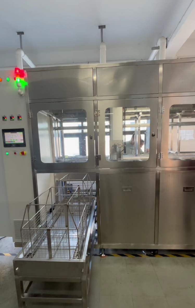 SME-3048 Pass Through Ultrasonic Cleaning Machine Automatic Loading And Unloading Hot Air Drying