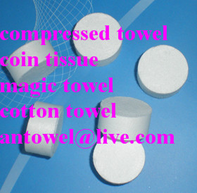 candy packed coin tissue compressed towel