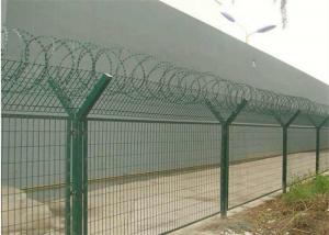 Quality Prison Isolation Y Post Welded Razor Wire Mesh Fencing 30×60mm for sale