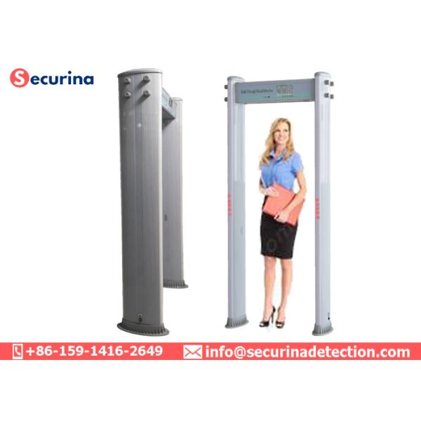 Visual Alarms Walkthrough Metal Detector , Airport Security Metal Detector Super Sensitivity