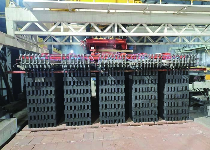 CE / ISO Clay Brick Making Machines Automatic Stacking Brick Production Line