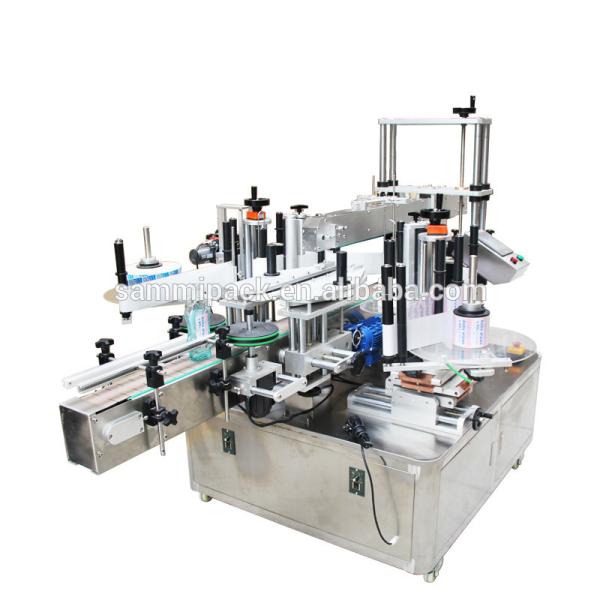 High Quality Dual-Sided Sticker Labelling Machine Precise Paper Label Applicator for Cosmetic Wine Bottles Front & Back 2-Sided