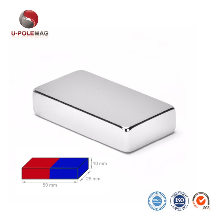 Industrial Magnet Grade N52 Block Rare Earth Permanent Magnet Neodymium