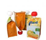 Custom free shape water spout pouch, Plastic bottle shape water spout bag with